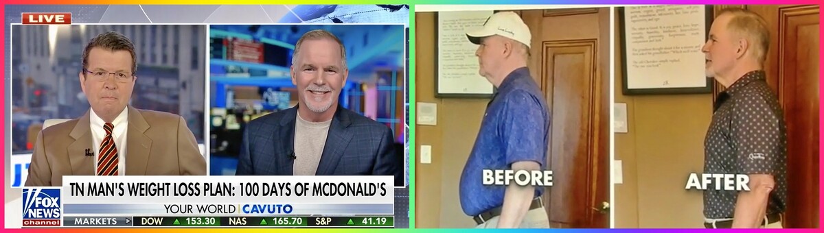 50대 남성 맥도날드 버거 하루 3끼 100일간 먹었더니.... 놀라운 변화가... [ FOX NEWS ]