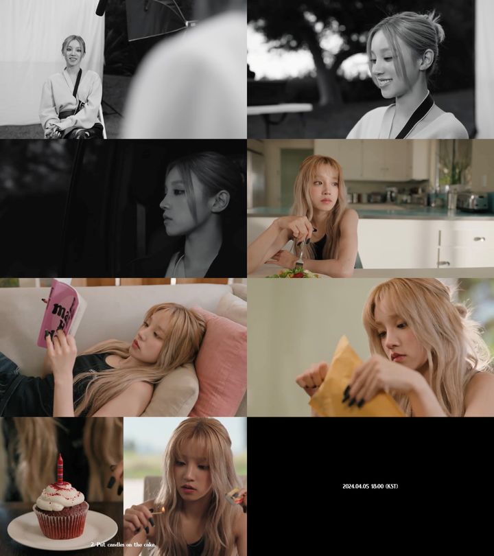 그룹 '(여자)아이들' 멤버 우기의 첫 번째 미니앨범 'YUQ1' 선공개곡 '쿠드 잇 비(Could It Be)' 인트로 비디오 캡처. (사진=큐브 엔터테인먼트 제공) 2024.04.03. photo@newsis.com *재판매 및 DB 금지 [ 사진 = 뉴시스 ]