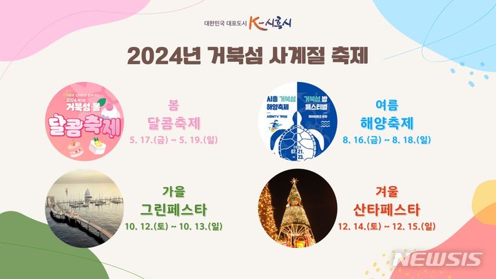 거북섬 사계절 축제 안내문. (안내문=시흥시 제공). [ 사진 = 뉴시스 ]