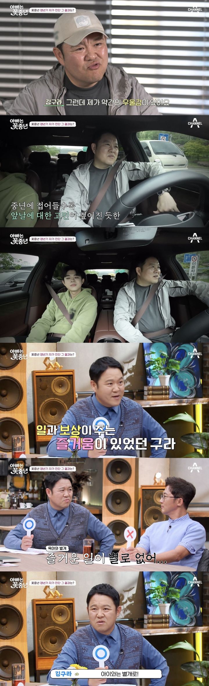 김구라. (사진=채널A '아빠는 꽃중년' 캡처) 2024.06.21.  *재판매 및 DB 금지 / 사진 = 뉴시스