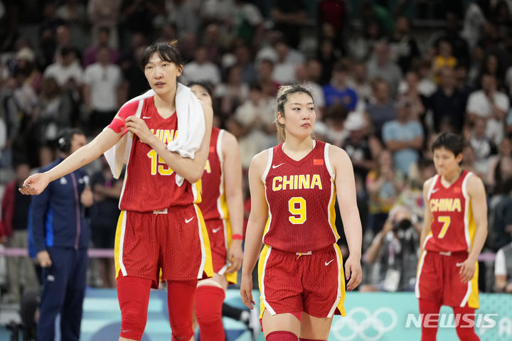 [파리=AP/뉴시스] 중국 여자 농구대표팀