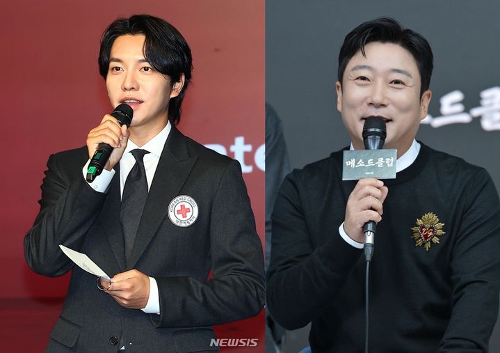 빅플래닛메이드엔터 소속 가수 겸 배우 이승기, 방송인 이수근. 2024.10.16  *재판매 및 DB 금지 / 사진 = 뉴시스