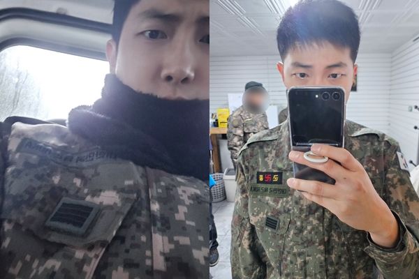 BTS RM, 군악대 병장 진급 소식 전해... 전역까지 '카운트다운' / 사진 = 뉴시스