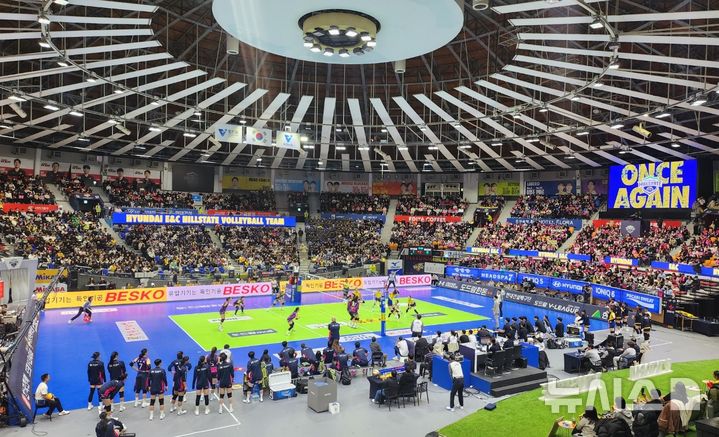 여자베구 흥국생명과 현대건설의 5라운드 경기. 2025.02.21. / 사진 = 뉴시스