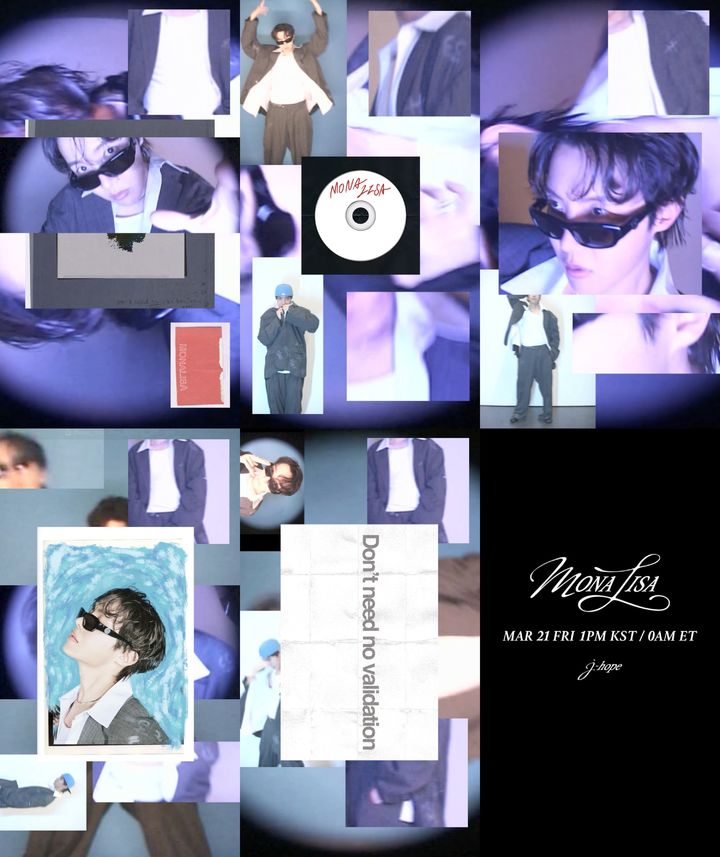 그룹 '방탄소년단'(BTS) 제이홉(정호석)이 올해 두번째 싱글 '모나리자(MONA LISA)'를 발표한다. (사진=빅히트 뮤직 제공) 2025.03.15.  *재판매 및 DB 금지 / 사진 = 뉴시스