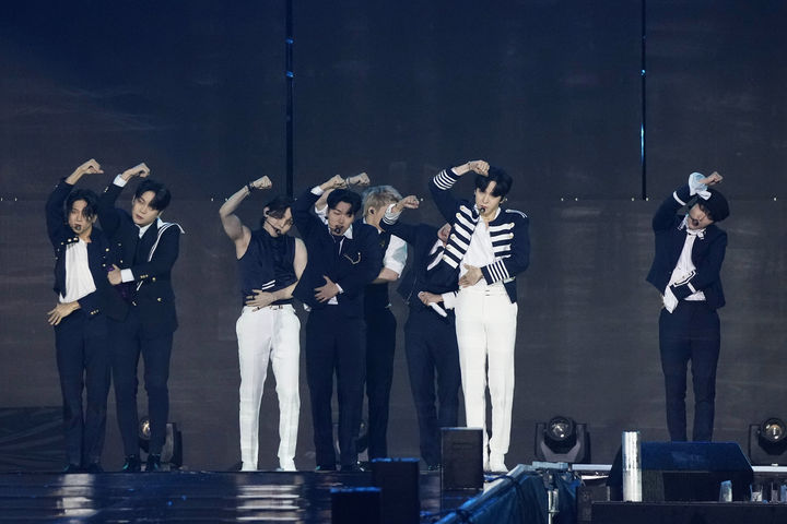 [서울=AP/뉴시스] 에이티즈 / 사진 = 뉴시스