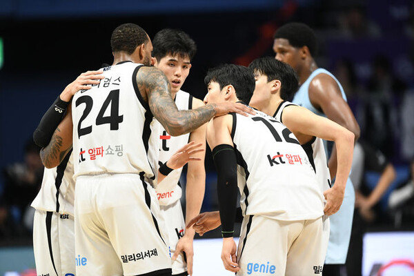 프로농구 KT, 소노에 86-85 신승…원정 연패 탈출