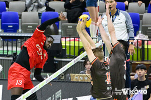 한국전력, OK저축은행 꺾고 최하위 탈출…3연승 페퍼, 2위 도약(종합)