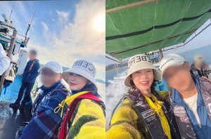 최여진, 돌싱 남편♥과 다정 투샷 