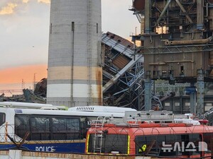 행안장관, 화력발전소 매몰사고 현장방문…