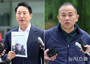 특검서 마주한 오세훈·명태균…12시간만 대질 종료(종합2보)