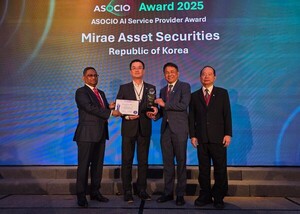 미래에셋증권, ASOCIO 어워드서 AI 서비스 혁신상 수상